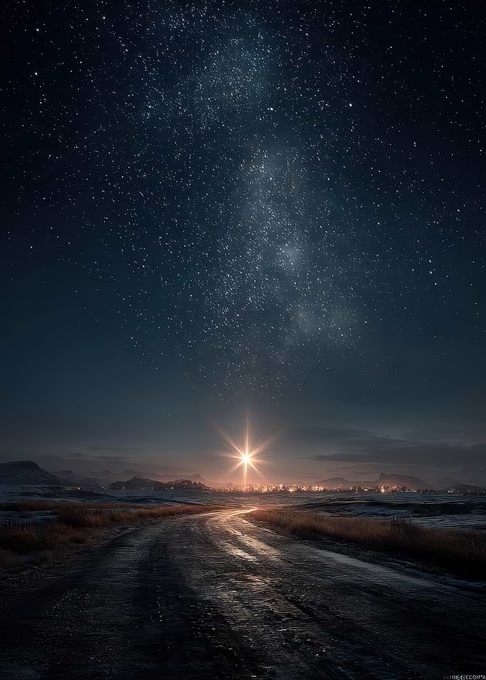 Starry Night Road