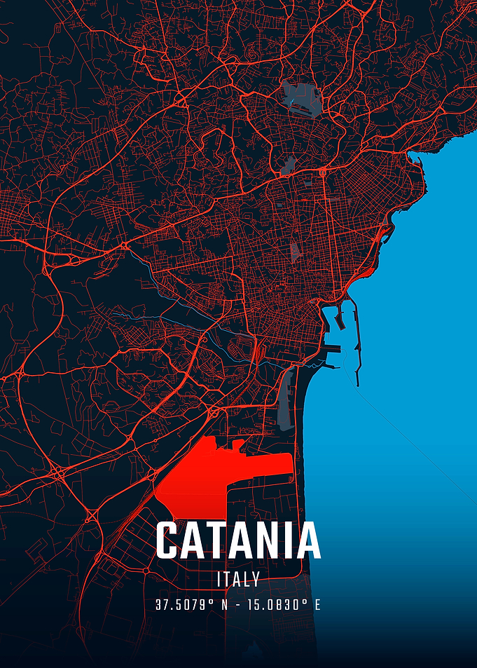 Catania City Map