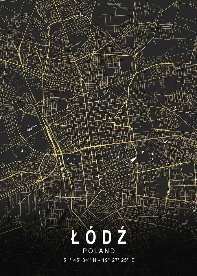 Łódź Silver City Map