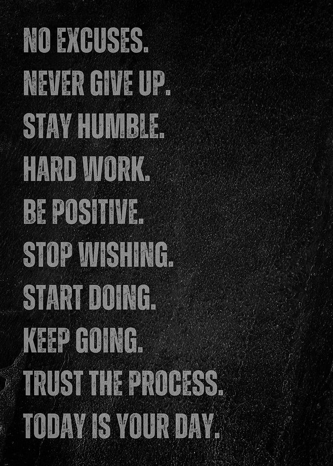 Inspirational Motivational Quotes on Dark Background
