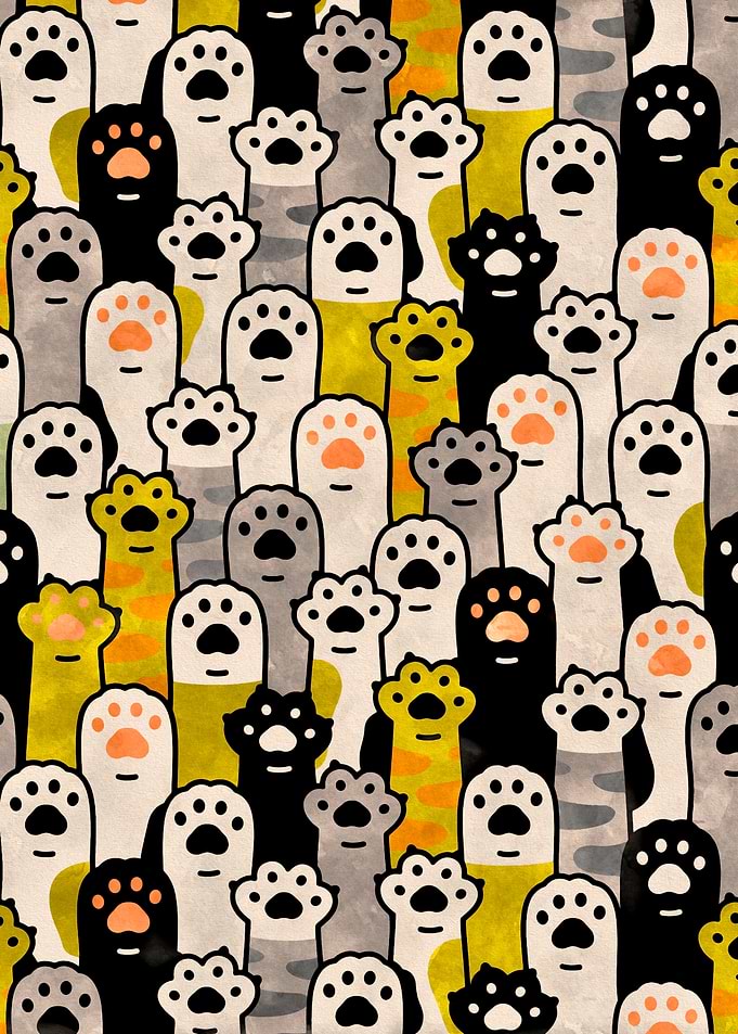 Cat Paws Pattern