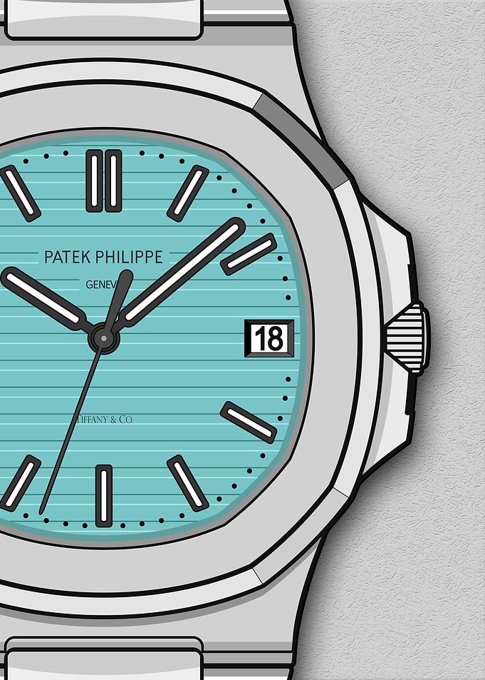 Patek Philippe Cyan Blue Watch
