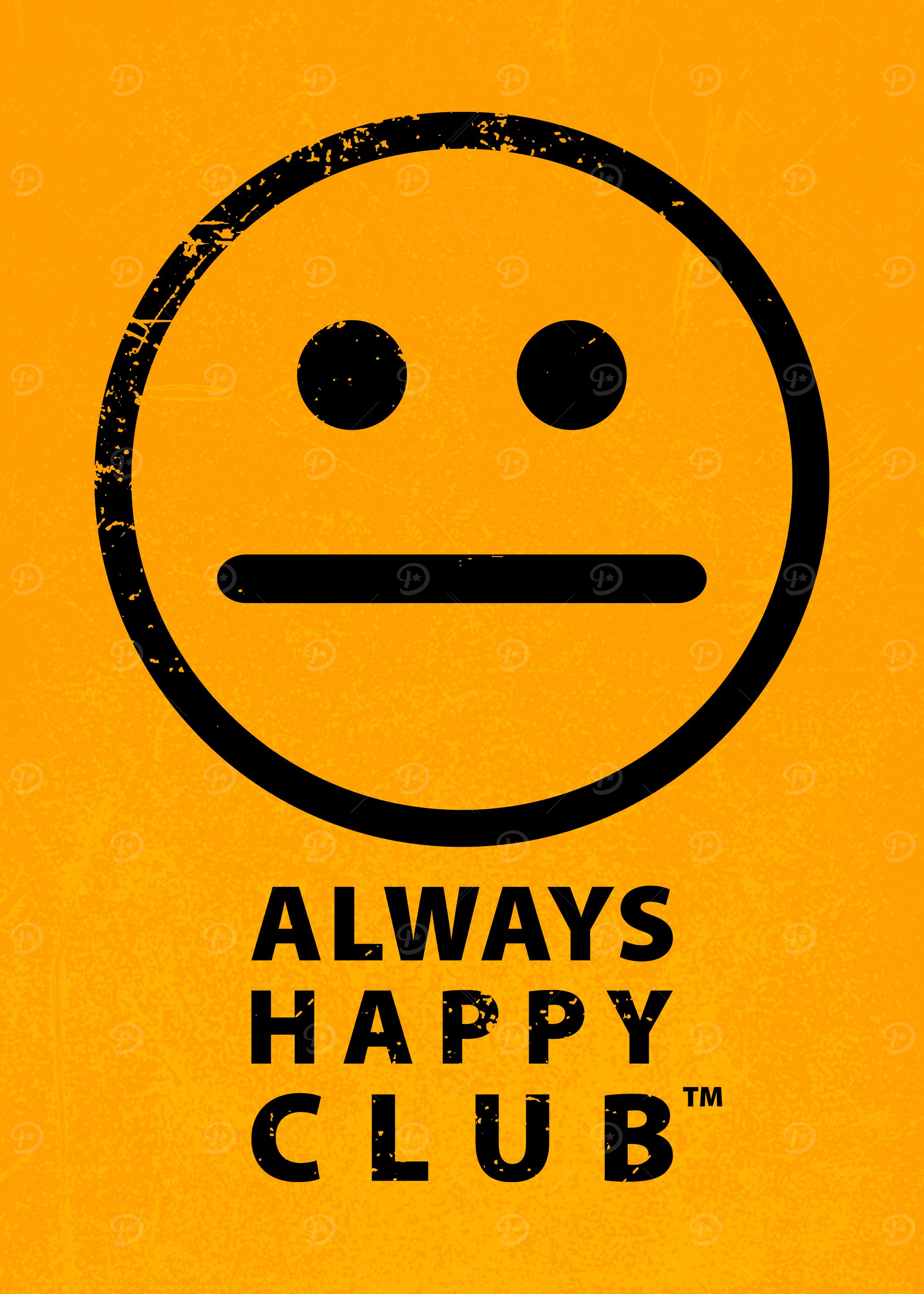 Always Happy Club Graphic