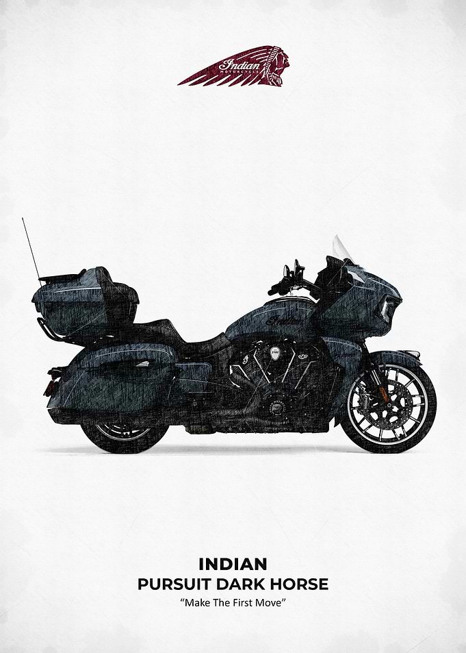 Indian Pursuit Dark Horse Motorcycle