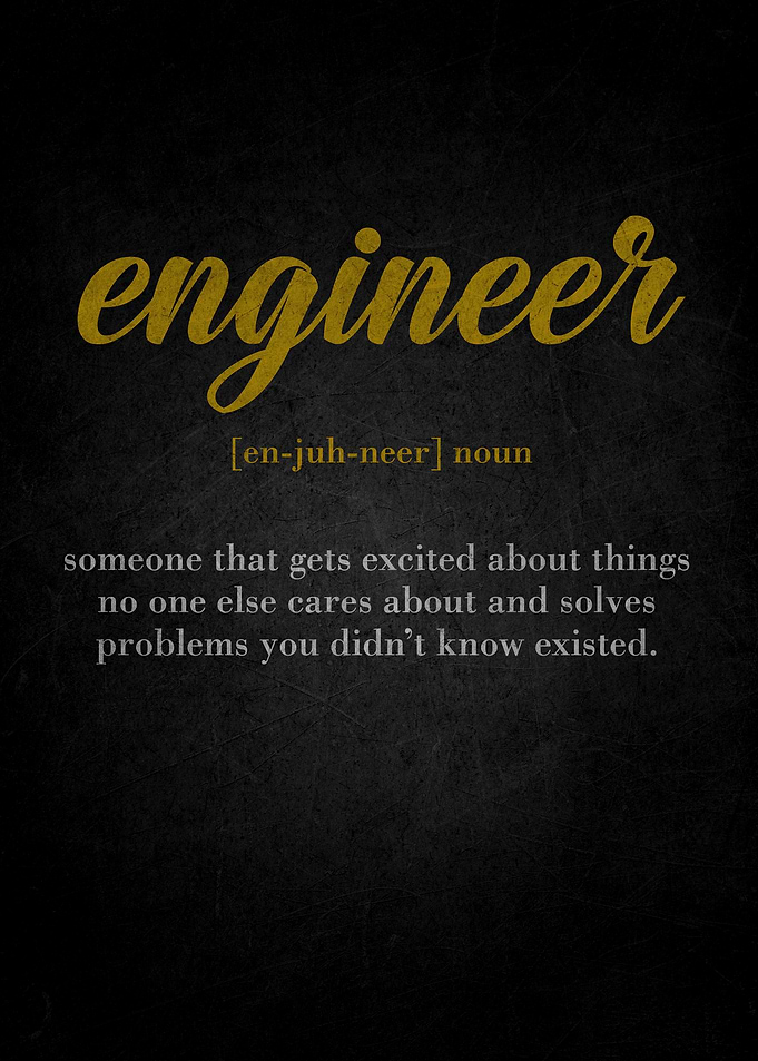 Engineer Definition Text Art