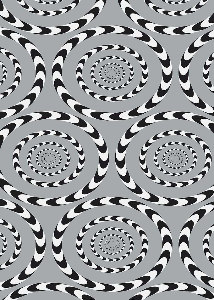 Optical Illusion Swirl Pattern