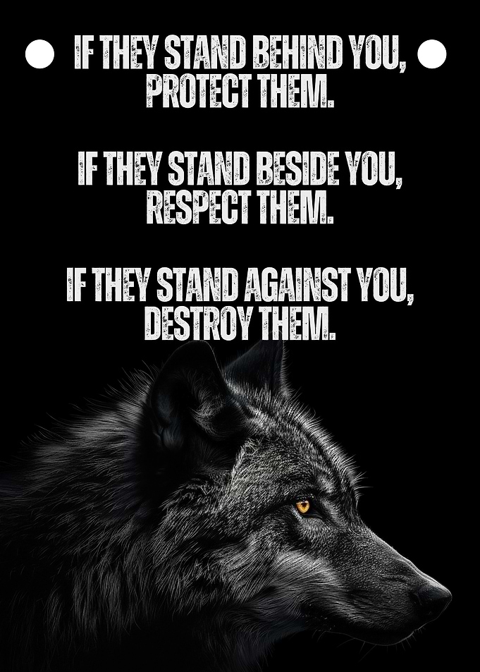 Wolf Motivational Quote