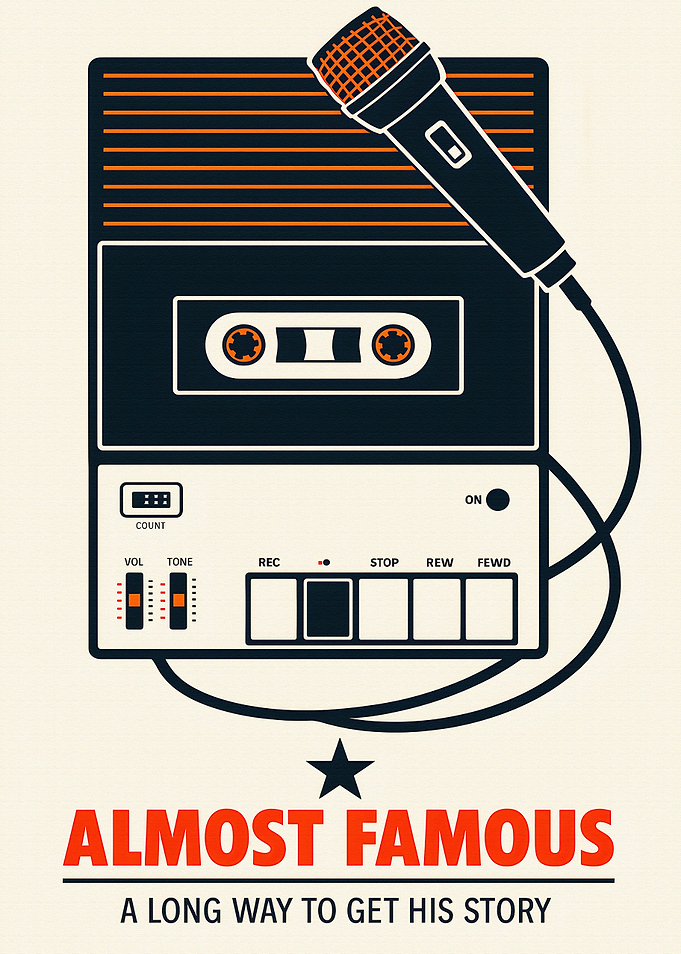 Almost Famous Cassette Recorder and Microphone