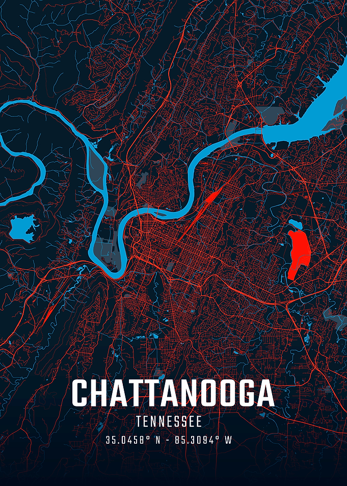 Chattanooga City Map