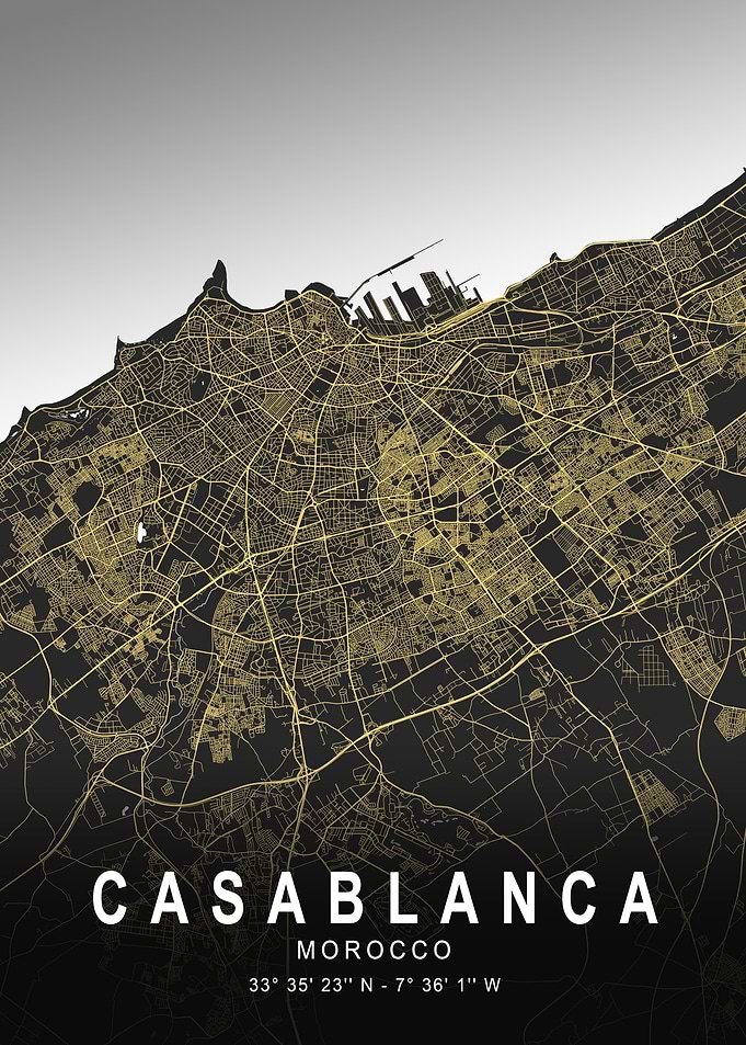 Casablanca Silver City Map