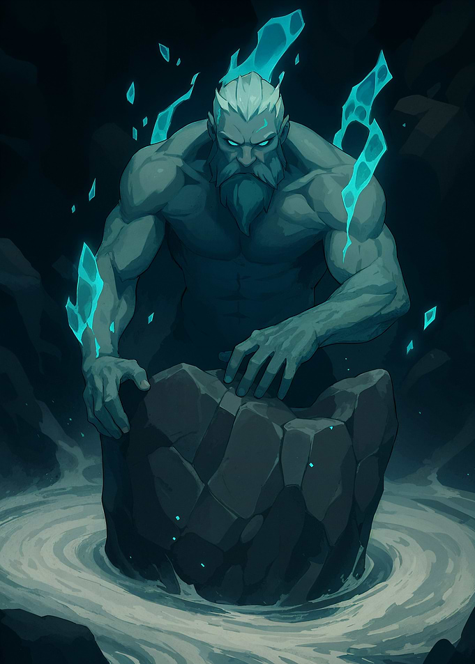 Mystic Guardian of the Water Stone