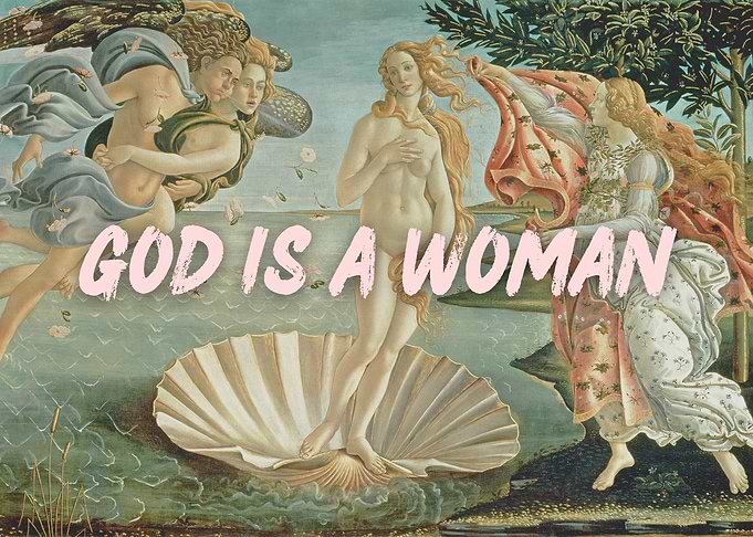 God is a Woman Botticelli Painting