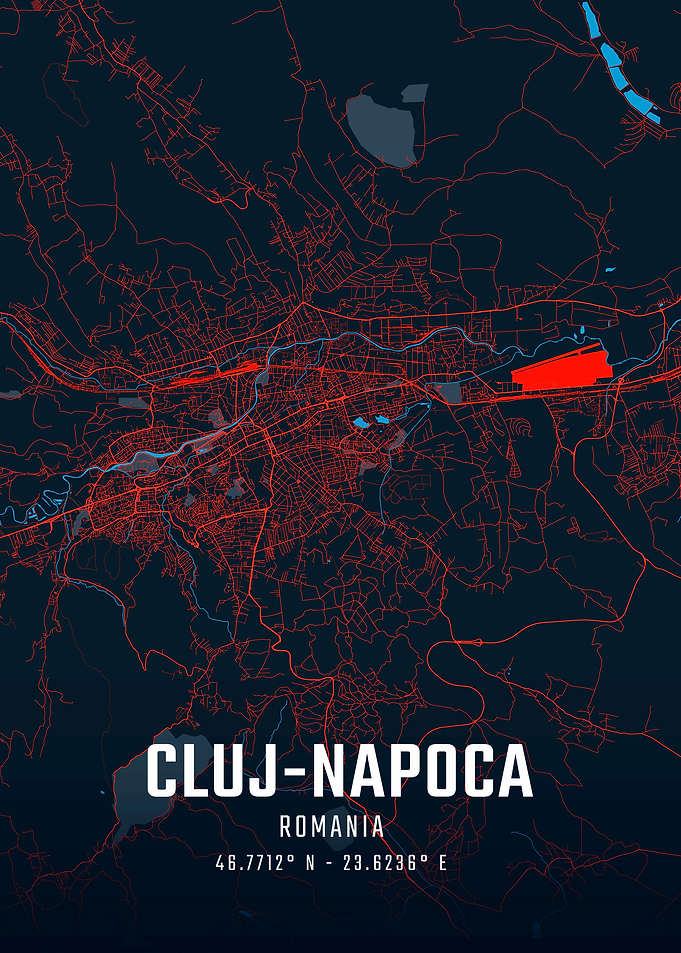 Cluj-Napoca City Map