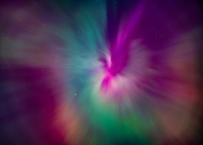Aurora Borealis Night Sky