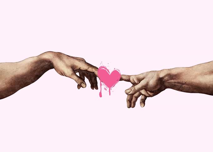 Creation of Adam with Heart