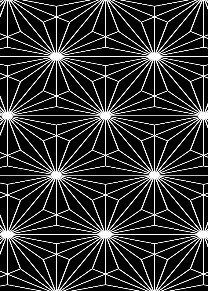 Geometric Black and White Pattern
