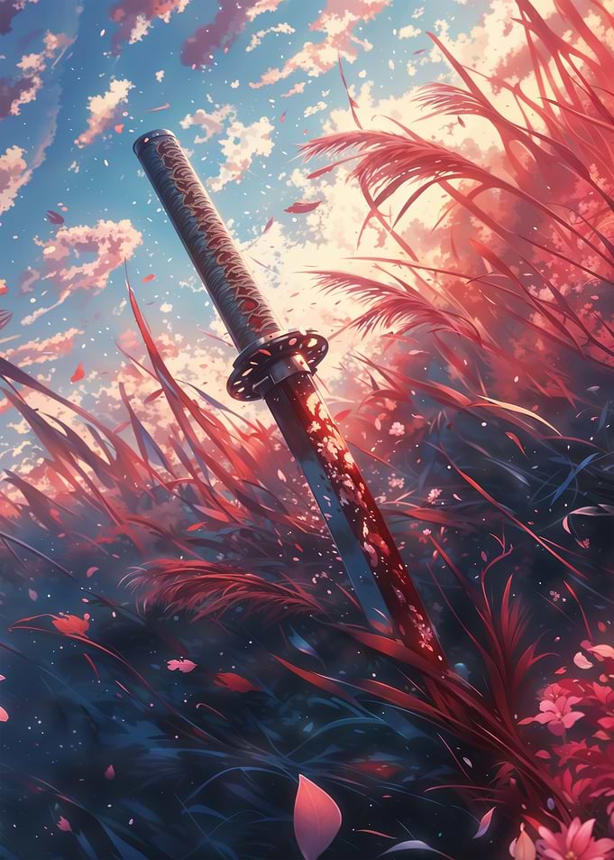 Crimson Reeds Katana