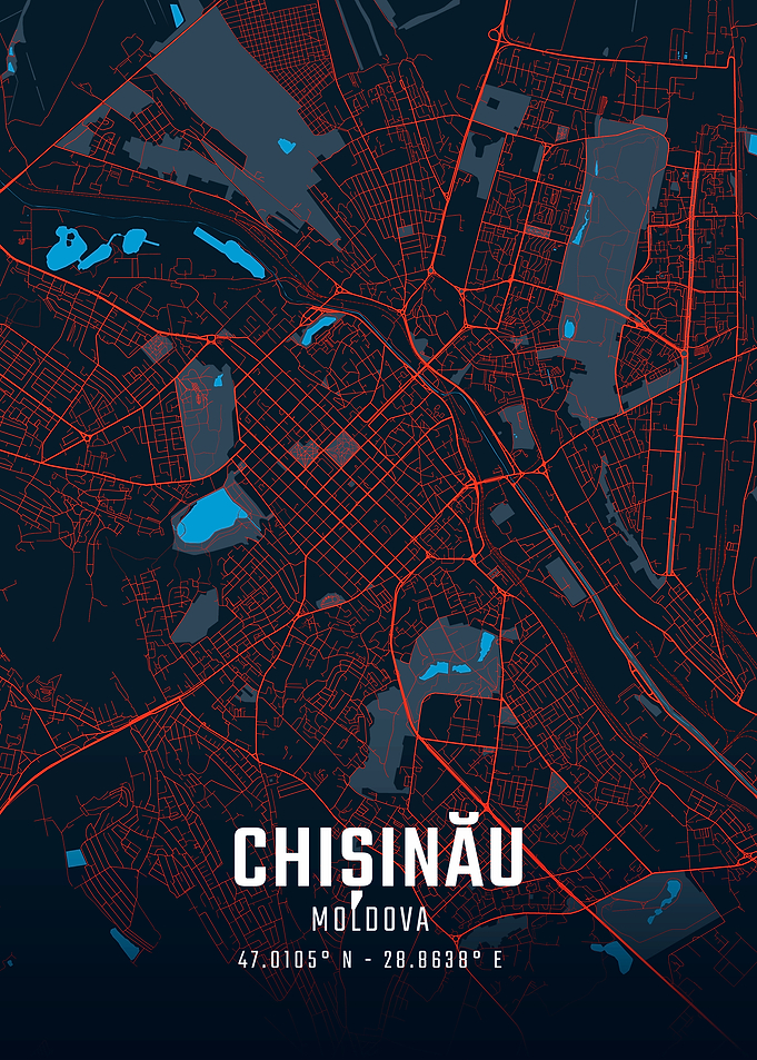 Chișinău, City Map
