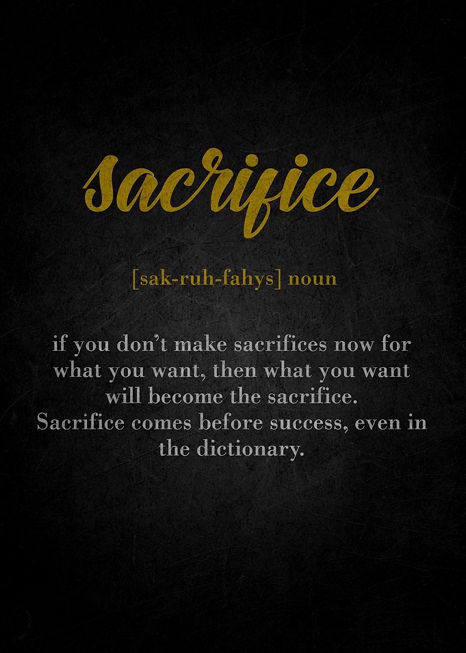 Sacrifice Inspirational Quote