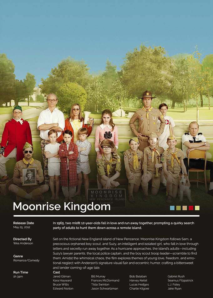 Moonrise Kingdom Movie Poster