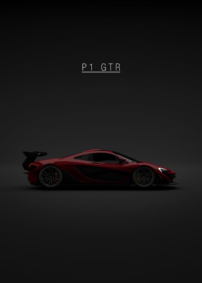 McLaren P1 GTR - Red