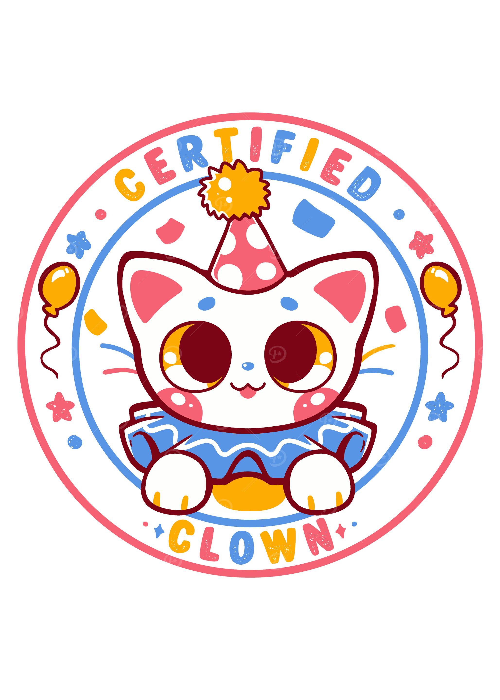 Certified Clown Cat