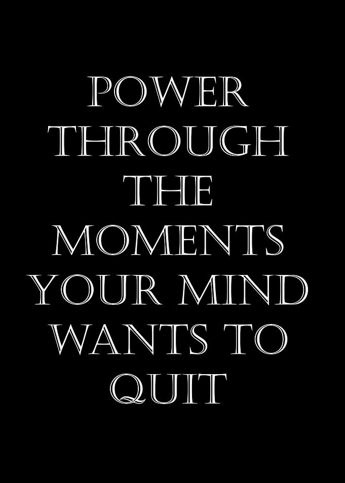 Power Through the Moments Quote