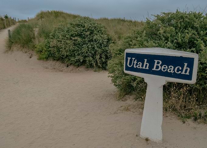 Utah Beach Sign