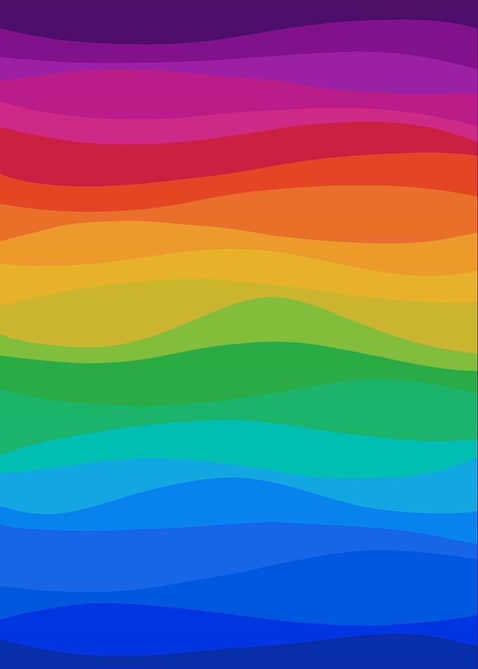 Colorful Wavy Stripes