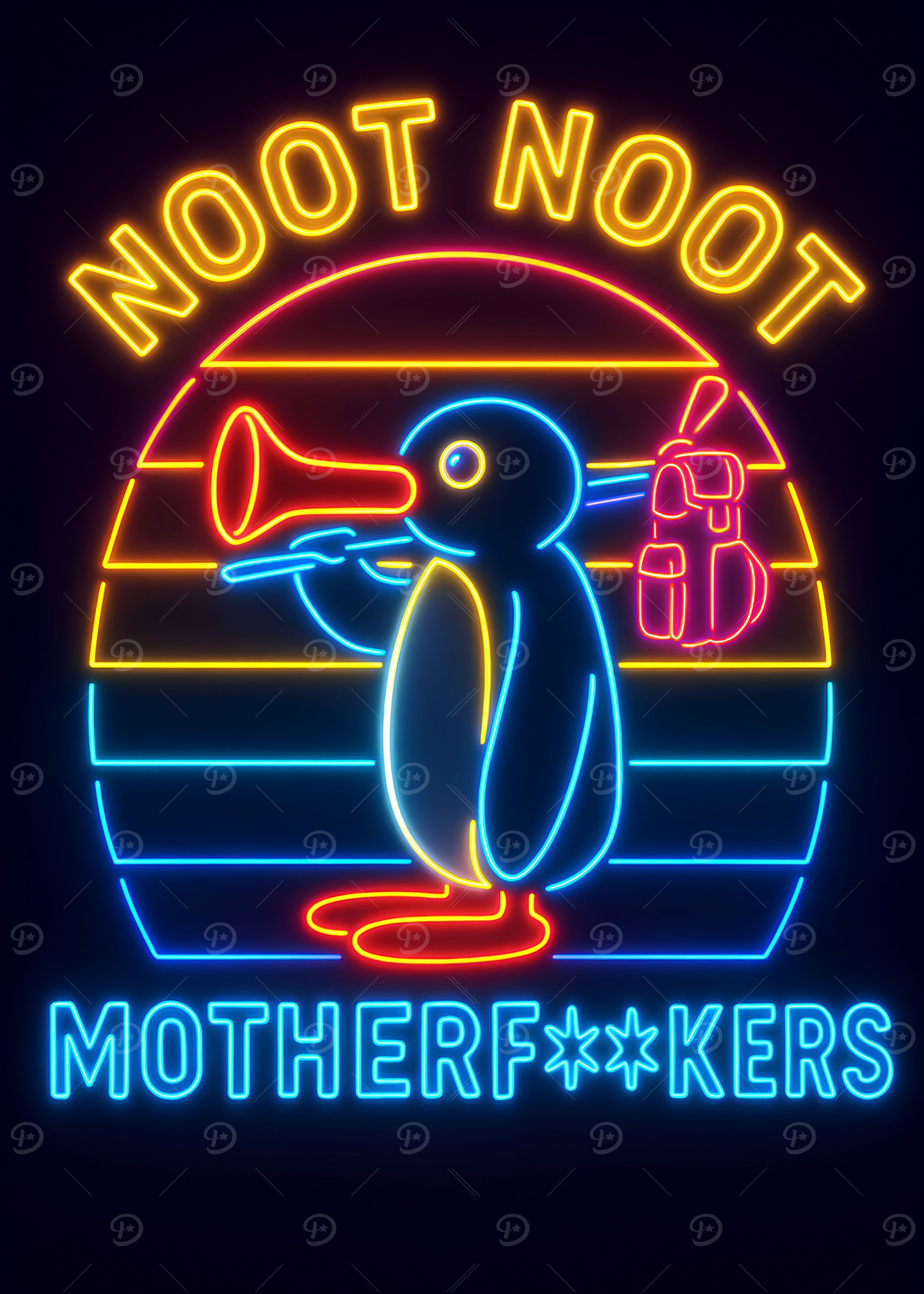 Noot Noot Neon Sign