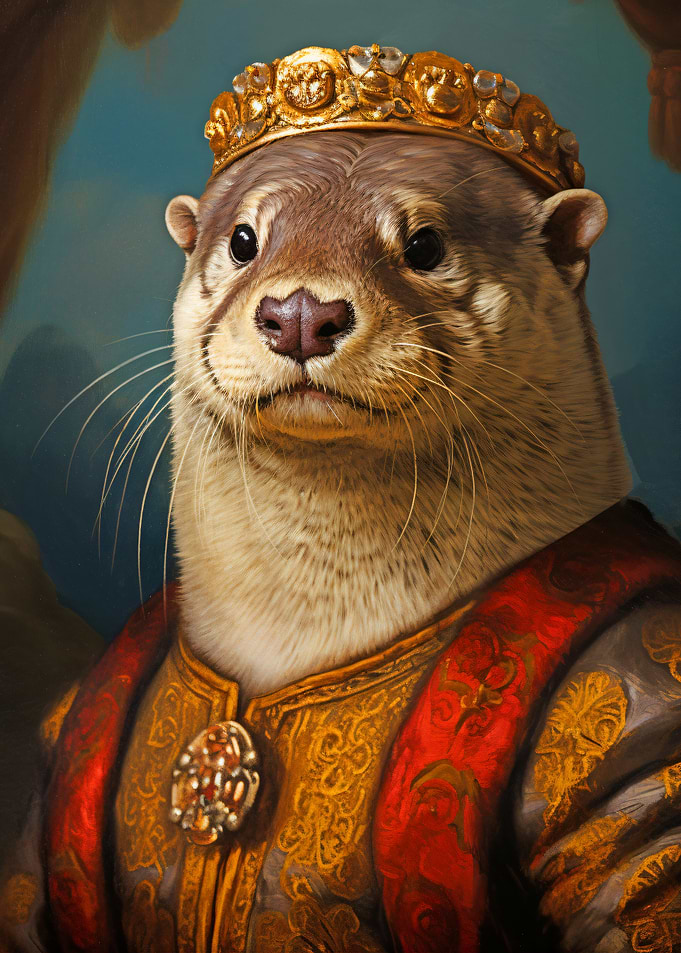 Otter King Portrait