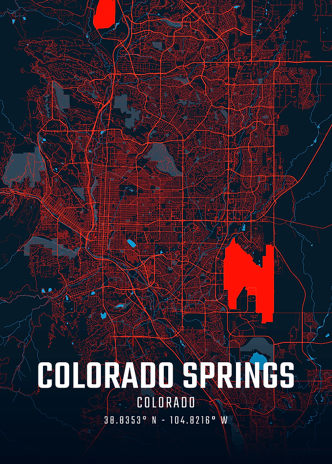 Colorado Springs City Map