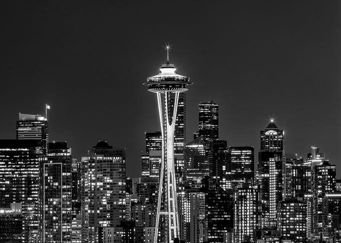 Seattle Skyline at night