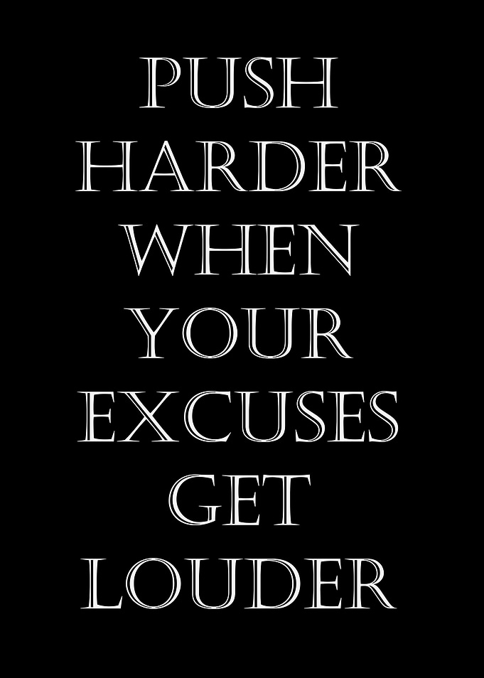 Motivational Quote: Push Harder