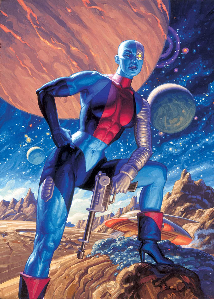 Nebula Posed on a Far Away Planet