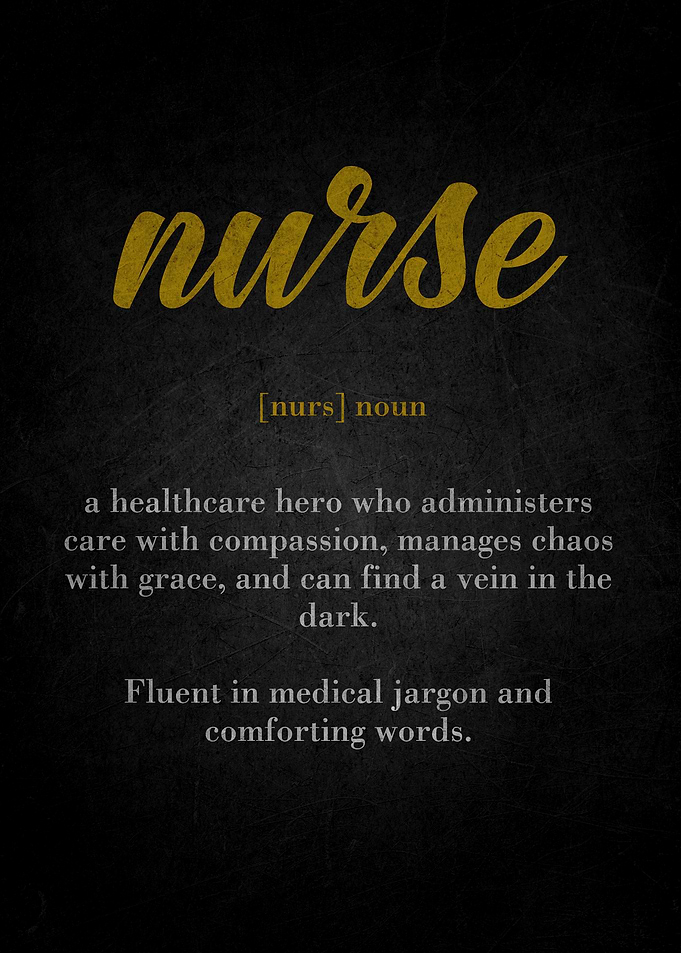 Nurse Definition Art Print