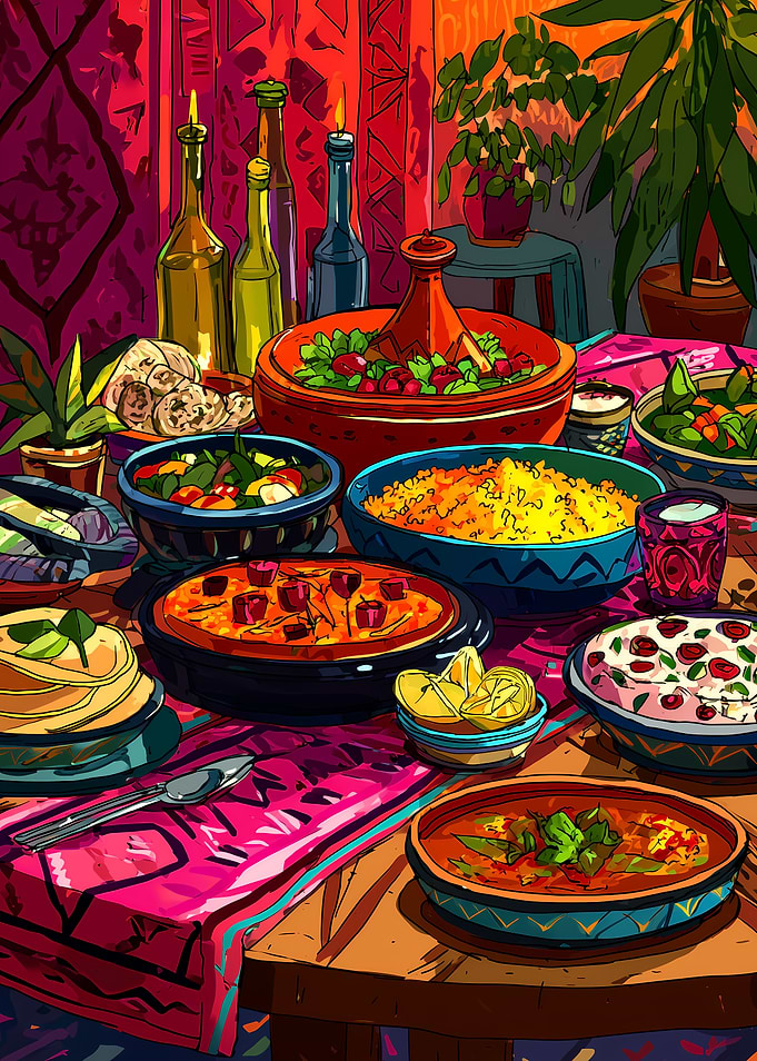Feast of colors