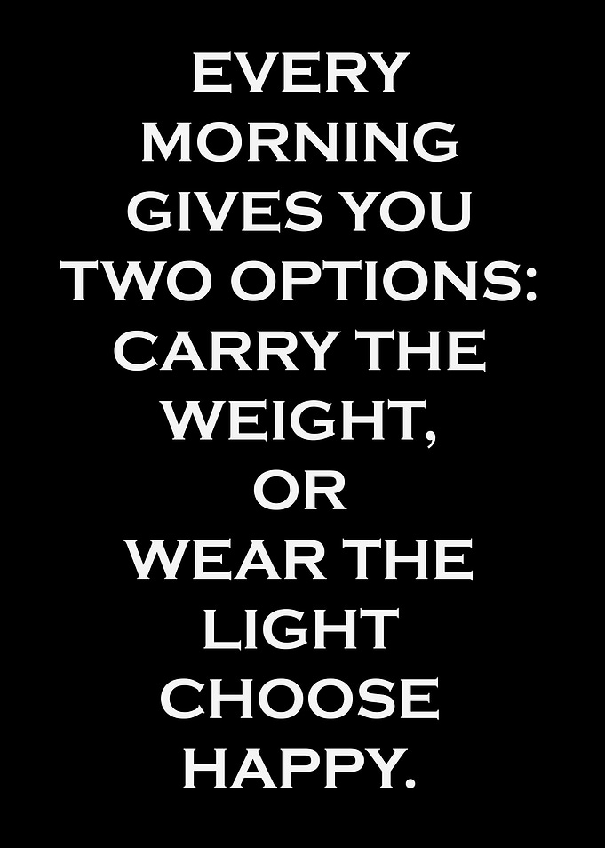 Choose Happy: Motivational Text Art