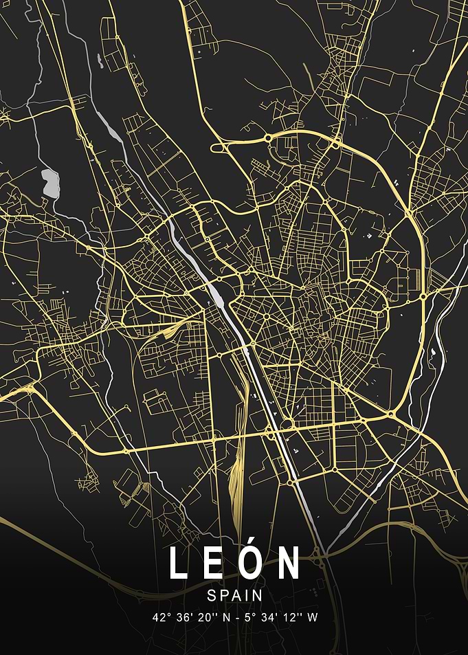 León Silver City Map