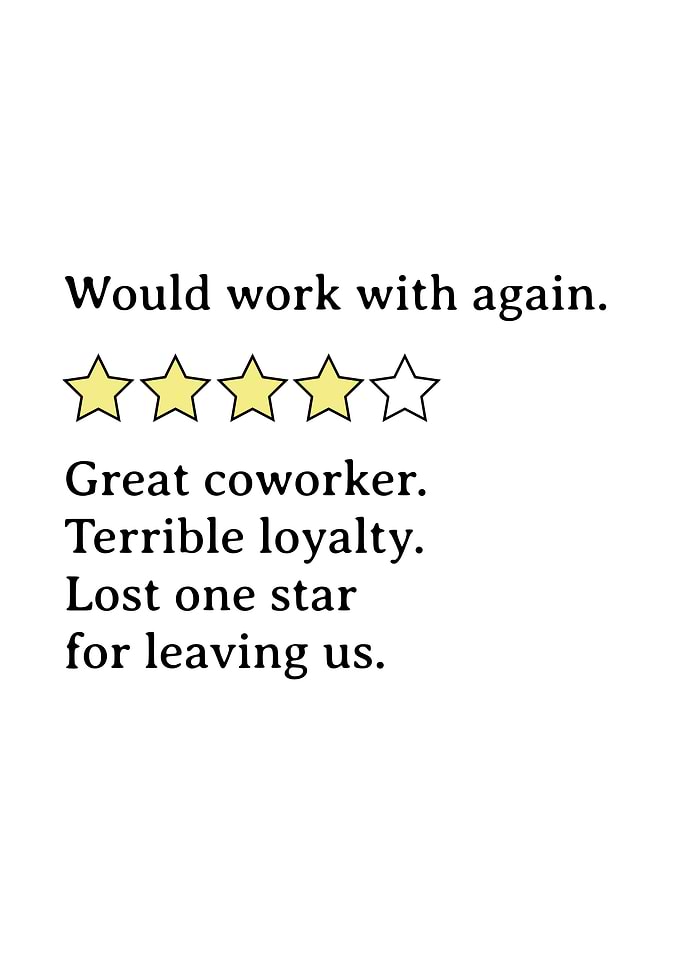 Coworker Review with Star Rating