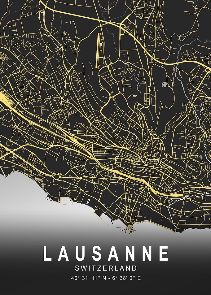Lausanne Silver City Map