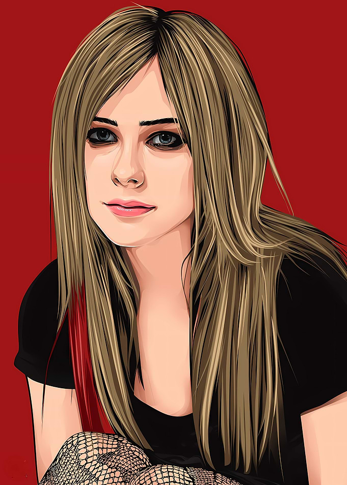 Avril Lavigne Portrait