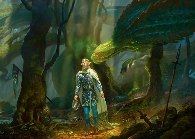 D&D Handbook Green Dragon
