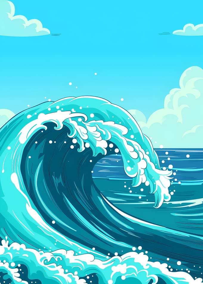 Cartoon Wave