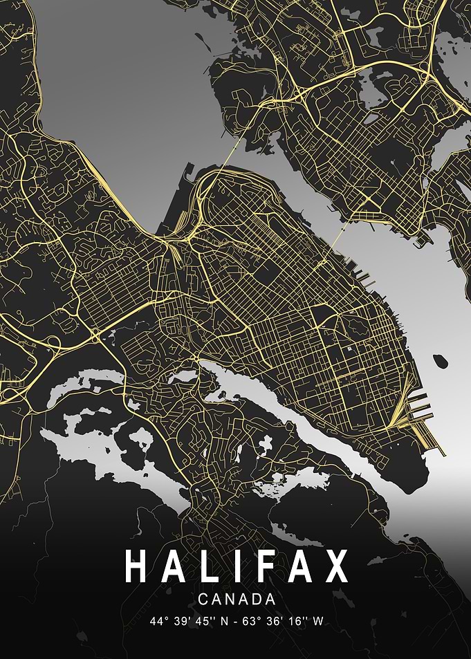 Halifax Silver City Map
