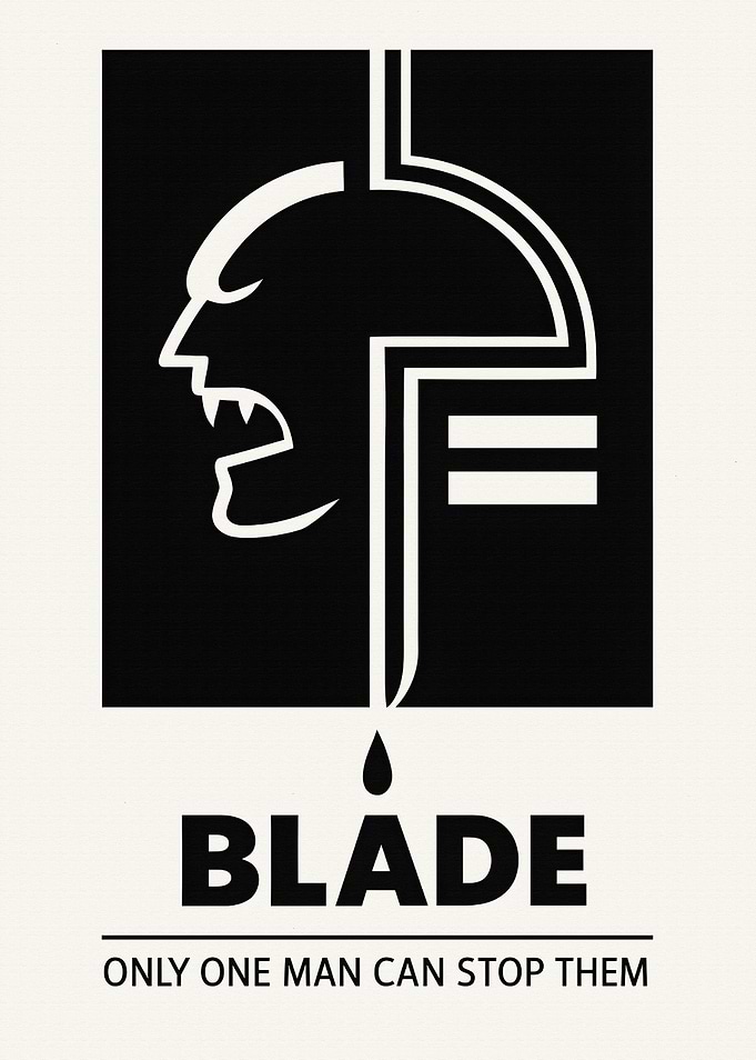 Blade Minimalist Poster