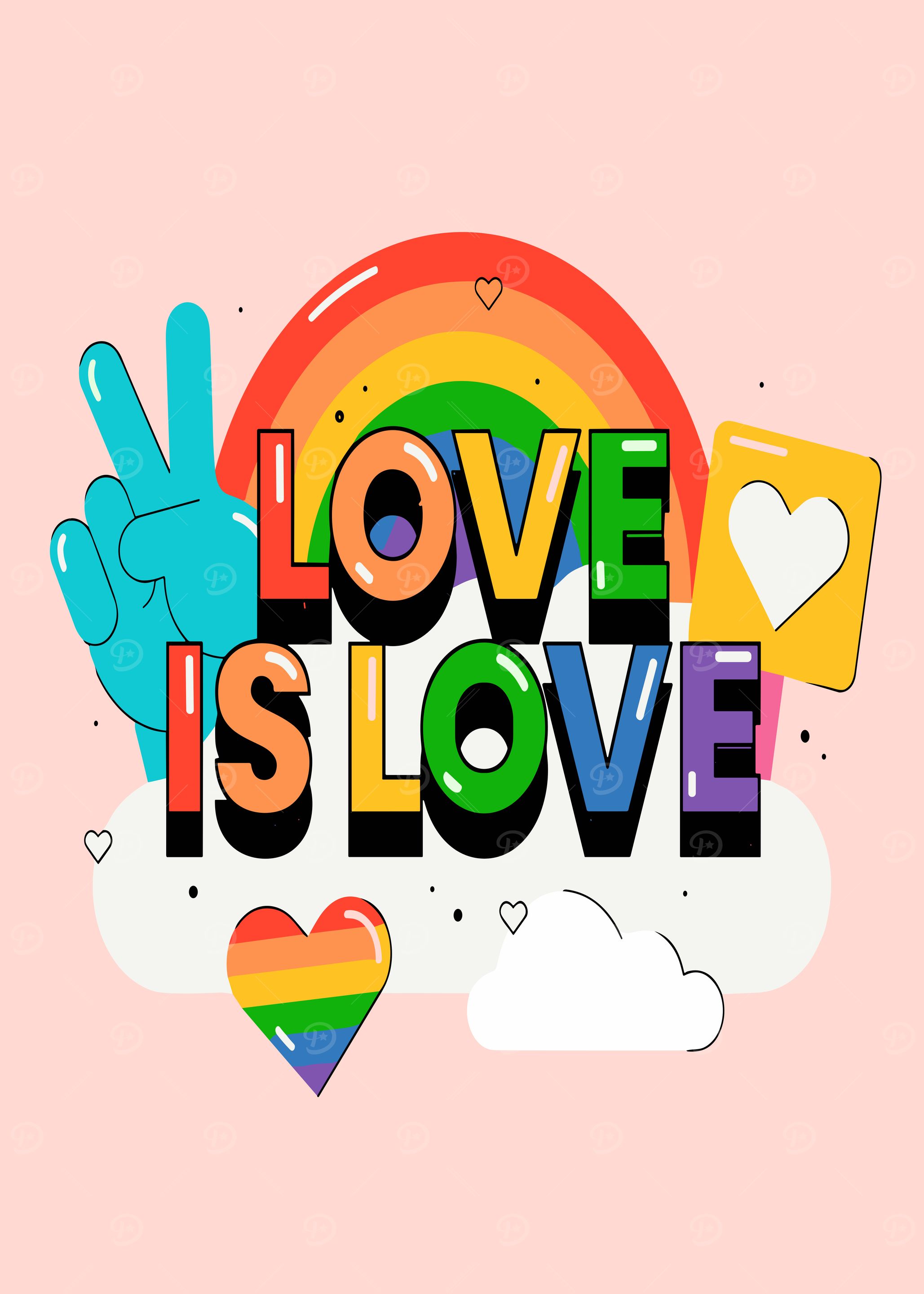 Love is Love LGBTQ+ Pride