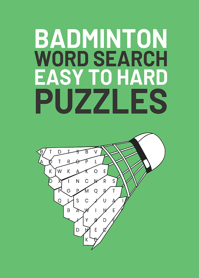 Badminton Word Search Puzzle Book Cover