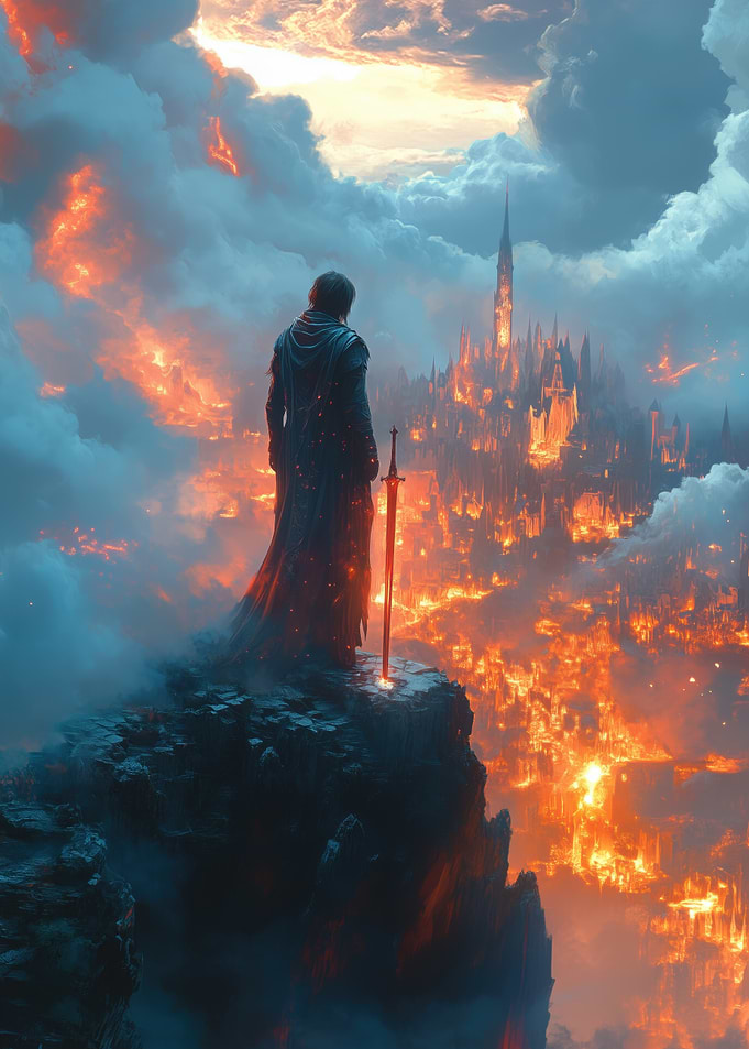 Burning Kingdom Fantasy Art