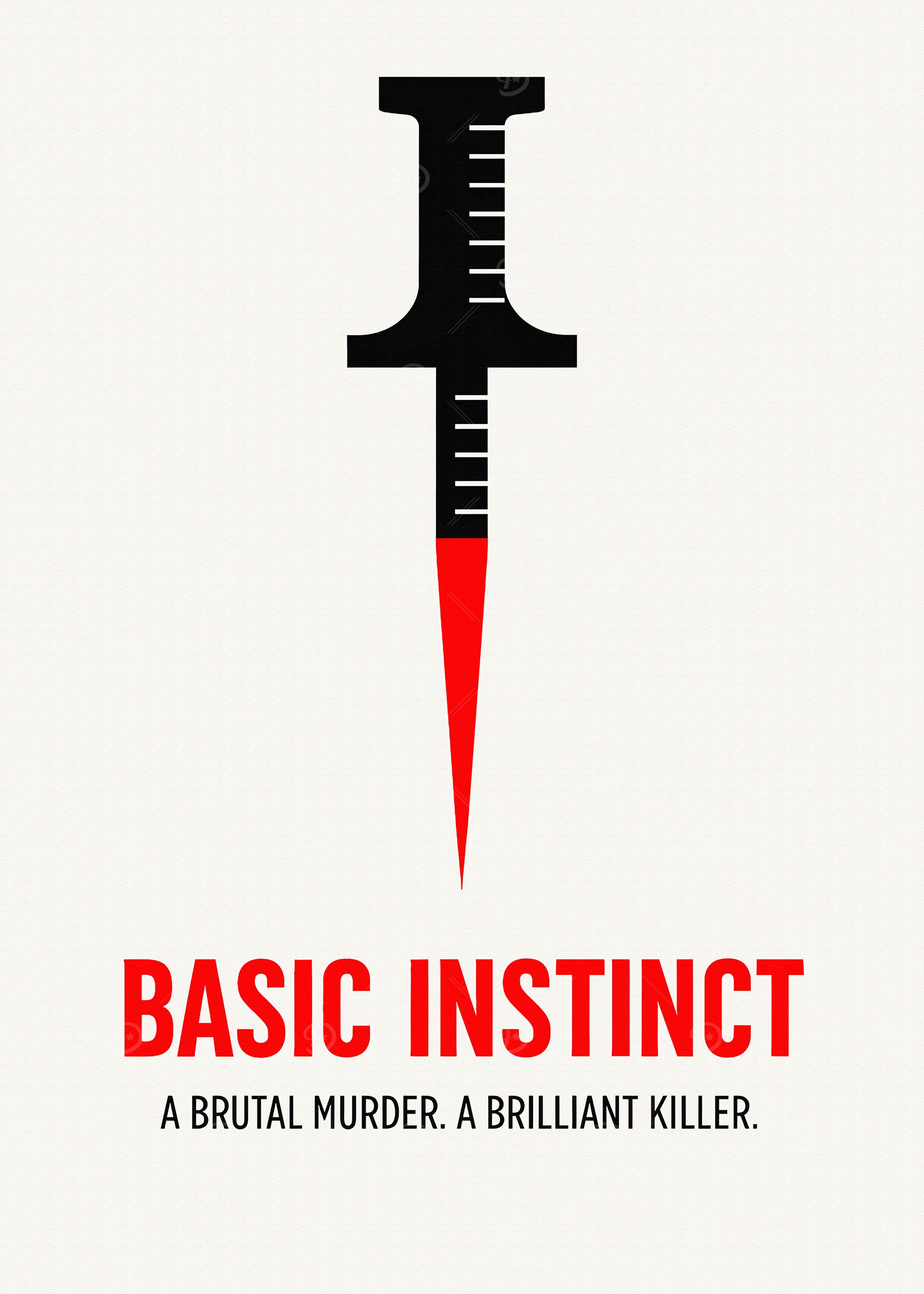 Basic Instinct Minimalist Poster